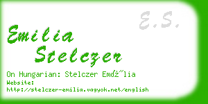 emilia stelczer business card